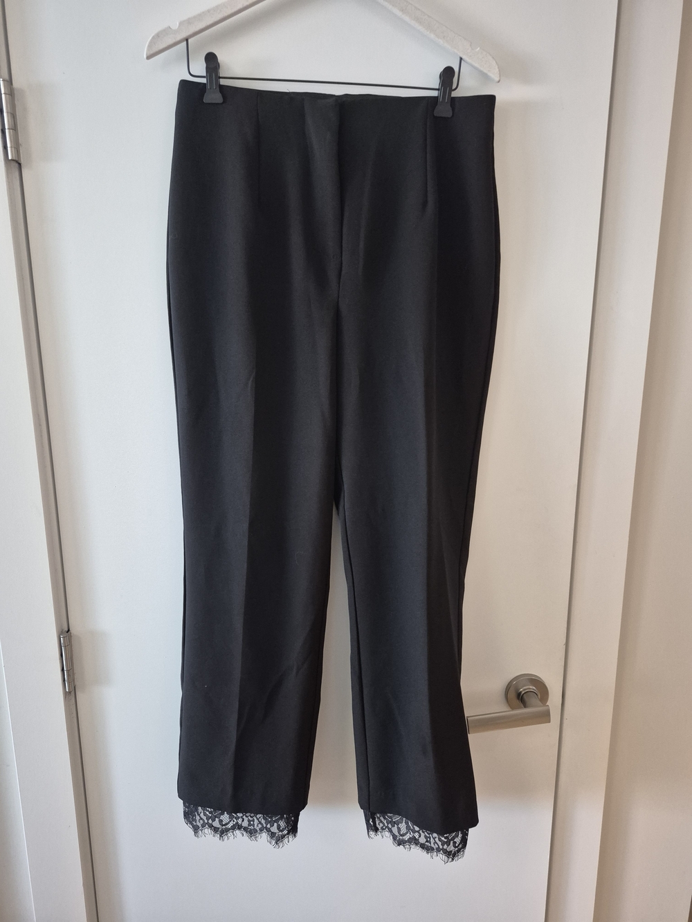 Vero Modo - Black Dress Pants with Lace Trim